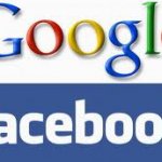 Google jumps while Facebook slumps