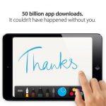 Apple reaches 50 billionth app download with Google on its tail