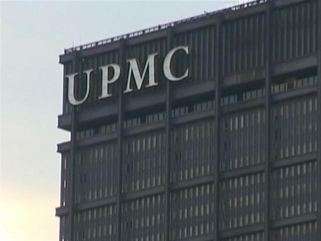 UPMC-logo-on-Steel-Building