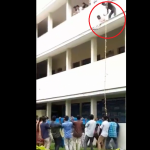 Chilling video shows Coimbatore college girl pushed to death during disaster drill